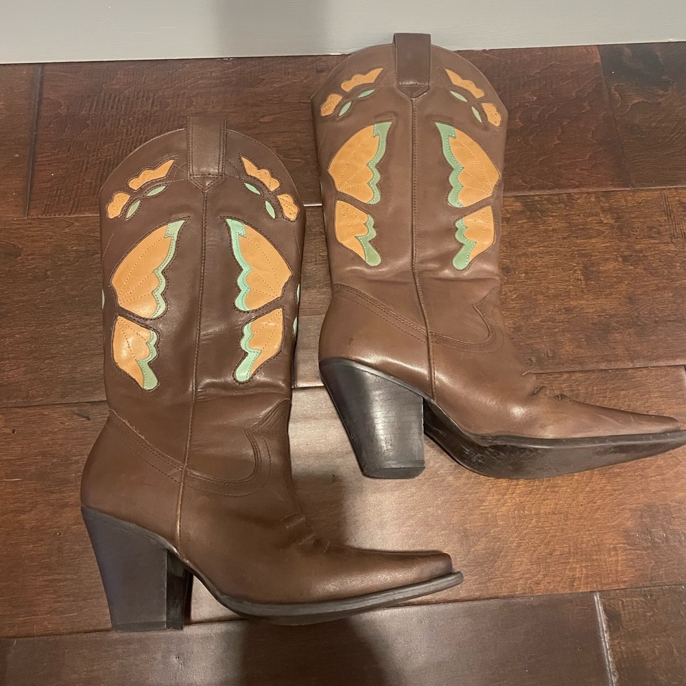 Western Boots, Nine West, size 5 1/2
